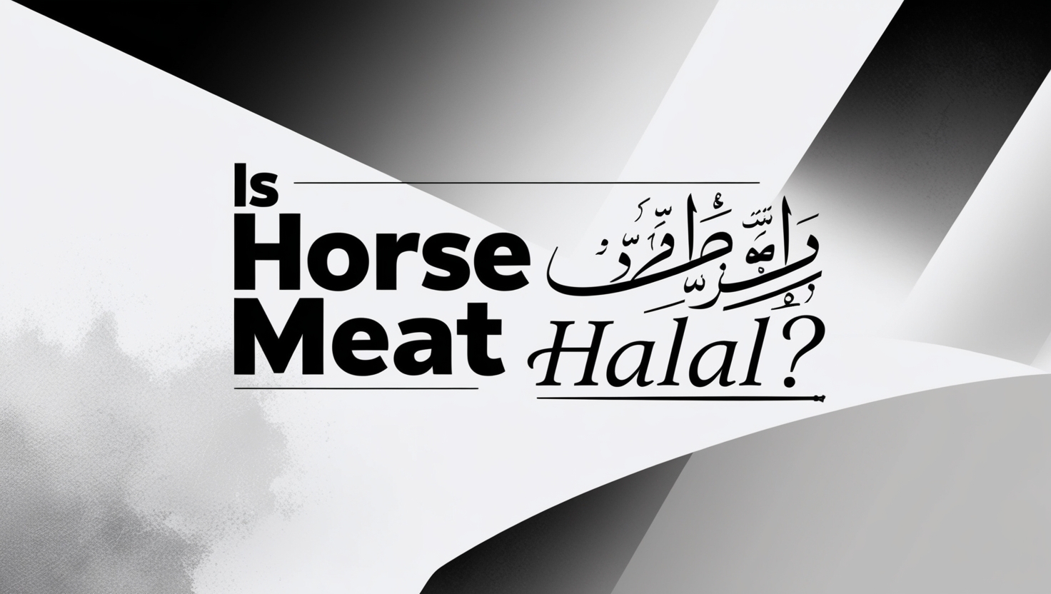 is horse meat halal